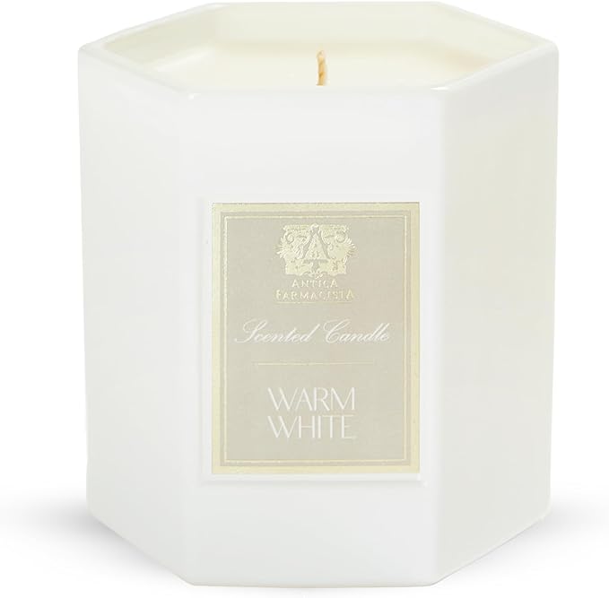 Antica Farmacista Three-Wick Candle - Decorative Home Candle - Long-Lasting & Premium Scented - Luxury Gift - Warm White, 9 oz