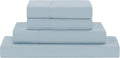 Modern Threads Soft Microfiber Solid Sheets - Luxurious Microfiber Bed Sheets - Includes Flat Sheet, Fitted Sheet with Deep Pockets, & Pillowcases Blue Mist Full
