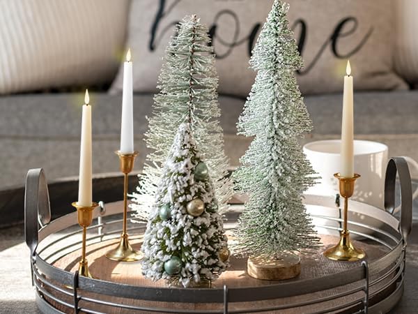 LampLust Flameless Taper Candles, Realistic Flame with Wick, 7 Inch, 10 Pack, Ivory Wax, Flickering Flameless Candle LED, Remote Included, Home Decor, Christmas Party Decorations, Wedding Centerpiece