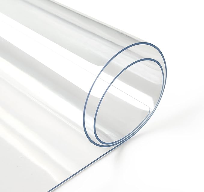 Deep Dream 1.5mm Clear Desk Cover Protector, 28×72 Inch Clear Table Protector, Rectangular Vinyl Desk Pad, PVC Plastic Table Cover for Office, Dresser, Night Stand, Computer & Writing Desk Tabletop