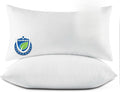 Set of 2 Throw Pillow Inserts, 12x24 Premium Lumbar Pillow Form, Down Alternative Pillow, Hypoallergenic,Virgin Microfiber Stuffer Sham Rectangle Pillow for Sofa Bed Couch