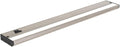 LED Under Cabinet Lighting Hardwired - 3CCT 24 Inch Satin Finish - Undercabinet Lights for Kitchen - Linkable Undercounter Dimmable Plug in Light or Hard Wired - Under Counter Fixture Direct Wire