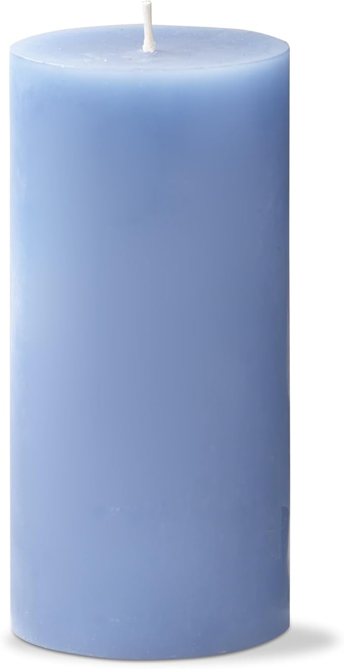 tag Color Studio 3X6 Pillar Blue Smokeless Paraffin Wax Burn Time 85 Hours 3x6 Blue