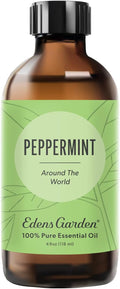 Edens Garden Peppermint Around The World Essential Oil- 100% Pure Premium Grade, Undiluted, Natural, Therapeutic, Aromatherapy, The Best for Diffuser, Candle, Laundry, Humidifiers 118 ml (4 fl oz)