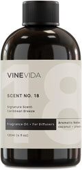 VINEVIDA Caribbean Breeze Fragrance Oil for Cold Air Diffusers - (4 Fl Oz) - Essential Oils for Diffuser Oil Refill & Air Freshener Room Spray