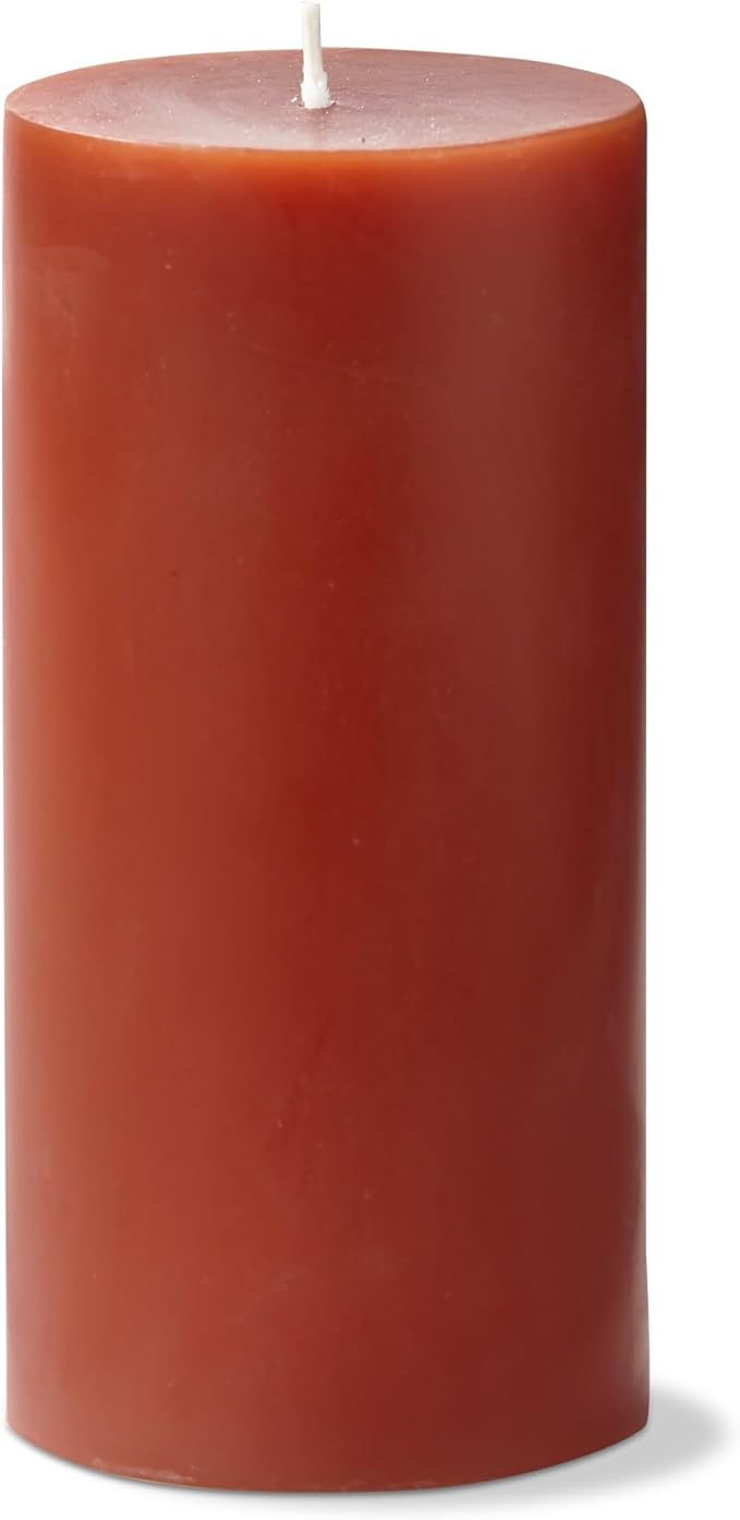 tag Color Studio 3X6 Pillar Burnt Siena Smokeless Paraffin Wax Burn Time 85 Hours 3x6 Burnt Sienna