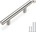 homdiy 20 Pack Drawer Pulls Brushed Nickel Cabinet Pulls 201SN Cabinet Hardware Modern Kitchen Cabinet Handles 2-1/2 Hole Centers Cupboard Handles