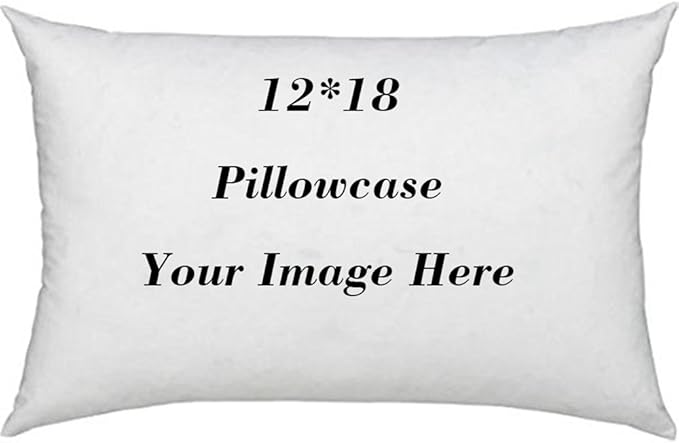Shop&Three Custom Design Photos or Text Outdoor/Indoor Throw Pillowcase,Personalized Pet Photo Pillow, Love Photo Throw Pillowcases, Wedding Keepsake Throw Pillow Covers 12" x 18"
