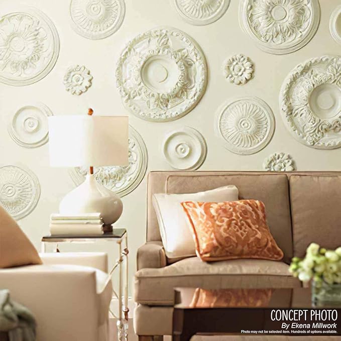 Ekena Millwork Bradford Ceiling Medallion, Copper Green Patina