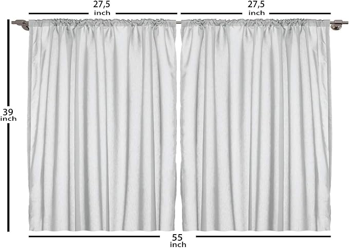 Lunarable Floral Kitchen Curtains, Composition of Hibiscus Flowers and Butterflies, Window Drapes 2 Panel Set for Kitchen Cafe Decor, 55" X 39", Purpleblue Dried Rose Pale Tan and Mustard
