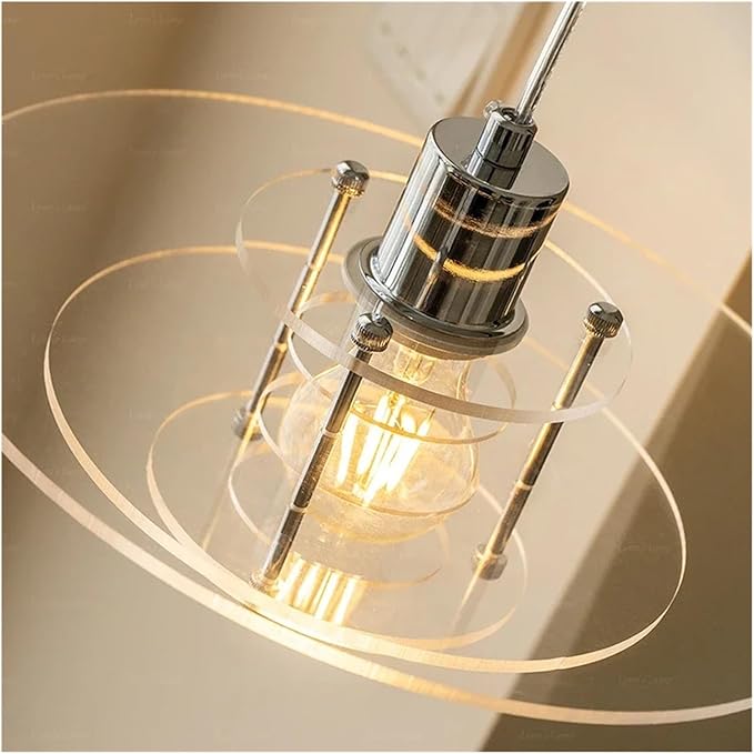 Scandinavian - Chandelier Restaurant bar Study Living Room Study Designer Single Head Glass Chandelier Decoration,Crystal Chandelier
