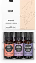 Edens Garden Floral Essential Oils 3 Set – 100% Pure Therapeutic Grade Aromatherapy Blends: Ginger Flower, Lavender & Magnolia – No Fragrance Oil, Undiluted for Diffuser & Home Aroma, 10 ml/ 3 Pack