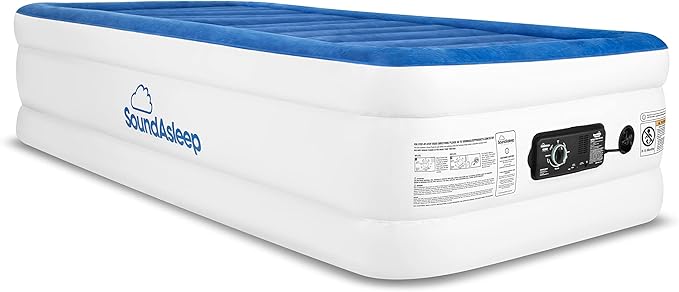 SoundAsleep Products CloudNine Series Air Mattress Includes Dual Smart Pump Technology - Twin XL Size
