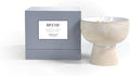 BLUEME Nostalgia - Bergamot & Musk, Luxury Candle w/Essential Oils, 3 Wick, Hand-Poured Soy, Cotton Wick, Ceramic