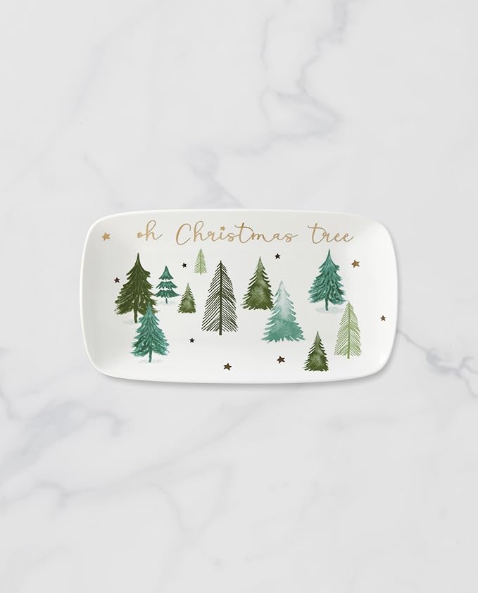 Lenox 885761 Balsam Lane Hors D'Oeuvre Tray, Christmas & Holiday Hosting