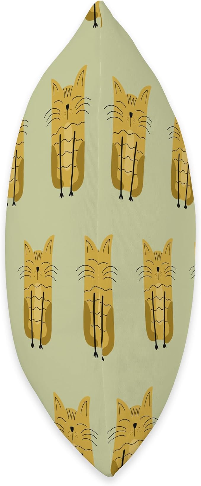 Cute Scandinavian Animals Designs Scandinavian Cat Boho Pattern Throw Pillow, 18x18, Multicolor