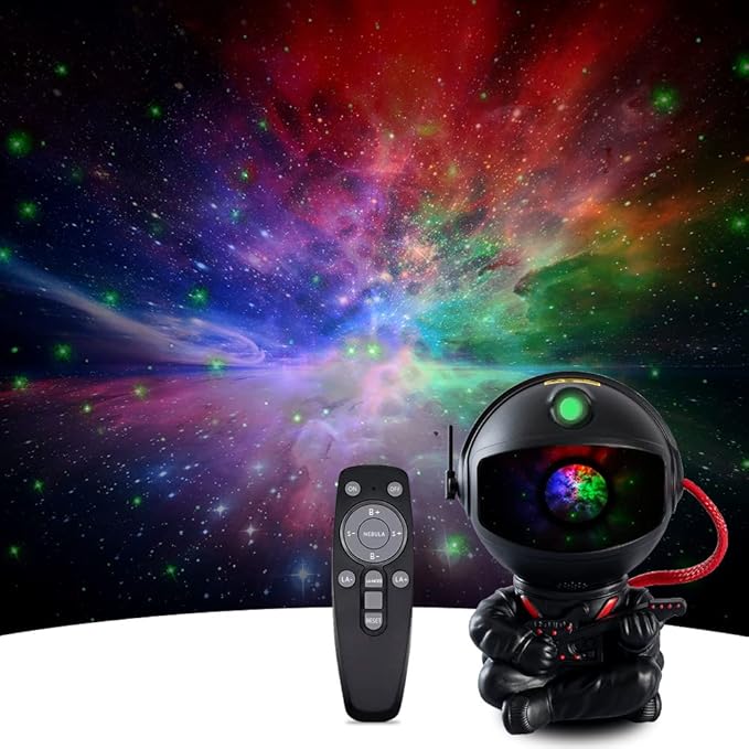 Galaxy Projector, Astronaut Star Projector, Kids Night Light for Bedroom, Adult Playroom,Ceiling, Room Decoration