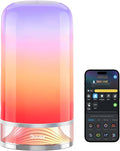 Govee RGBIC Smart Table Lamp 2, Touch Bedside Small Table Lamp Work with Matter, Alexa, LED Desk Lamp with 64 Scene Modes, Color Changing Lamp for Bedroom Living Room Dimmable Night Light(Corded)