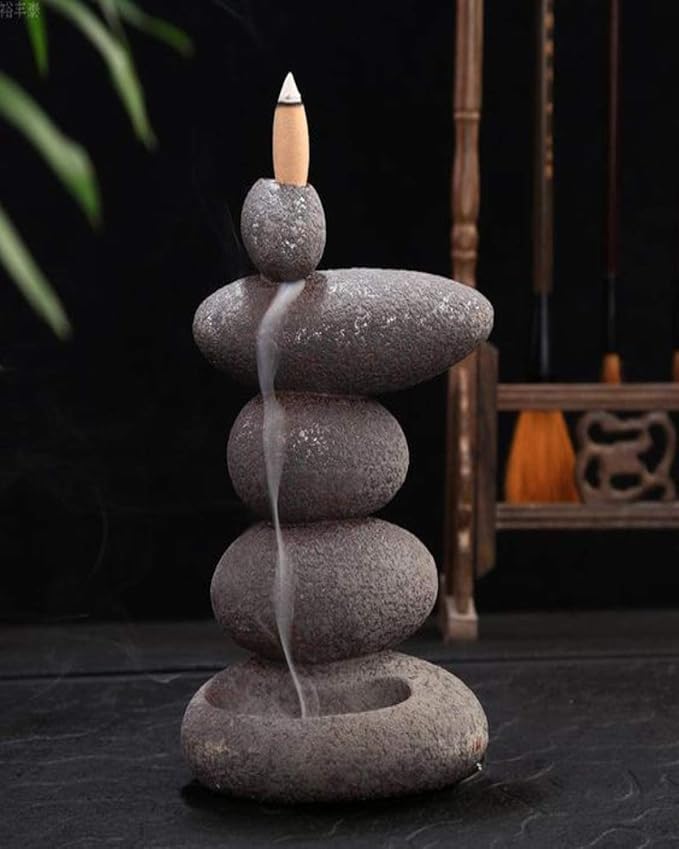 Hem White Sage Incense Cones - (40 Backflow Incense Cones) - Earthy Sage Inscents-Cones Waterfall | Thick Cloudy Incense Fountain Waterfall, Gift These Hem Incense Cones