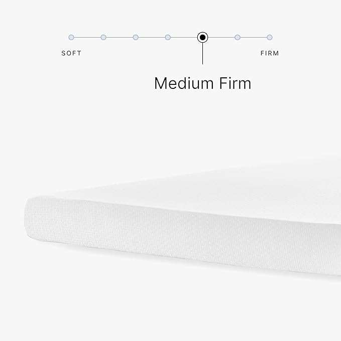 Signature Design by Ashley Twin Size 8 Inch Medium Firm Charcoal Gel & Green Tea Infused Memory Foam Mattress for Pressure Relief, Fiberglass Free, Mattress In A Box