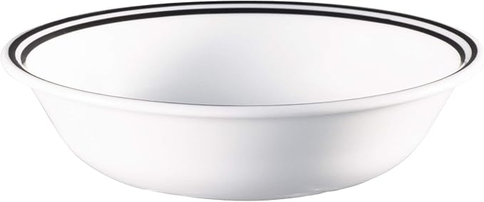 Corelle Vitrelle 18-Piece Service for 6 Dinnerware Set Triple Layer Glass and Chip Resistant, Lightweight Round Plates and Bowls Set, City Block