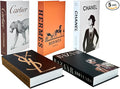 5pcs Aesthetic Books for Home Decor,Chic Modern Fake Decorative Book for Coffee Table,Fashion Faux Books for Bookshelf Decor/Mantel Decor