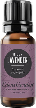 Edens Garden Lavender- Greek Essential Oil- 100% Pure Premium Grade, Undiluted, Natural, Therapeutic, Aromatherapy, The Best for Diffuser, Face, Hair, Kid Safe 10 ml (.33 fl oz)
