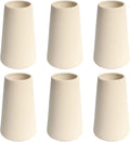 YANLING 6 Pack Light Yellow Vase for Flowers, 6 inch Modern Ceramic Vases for Pampas Grass Simple Shelf Vase Decor, Boho Vases for Home Decor, Vases for Wedding Dinner Table Party Office