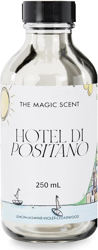 The Magic Scent Hotel Di Positano Diffuser Oil Scents - Cold-Air & Ultrasonic Fragrance Oil for Diffuser - Inspired by Amalfi Coast, Italy - Essential Oils for Diffusers - 8.5 fl oz, 250 mL