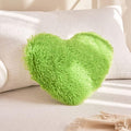 MOOWOO Fluffy Heart Pillow, Faux Fur Throw Pillow,Sherpa Plush Fluffy, Cute Soft Throw Cushion, Valentines Day,Thanks Giving Days,Christmas Day Decorative for Home Bed Couch Heart Shape