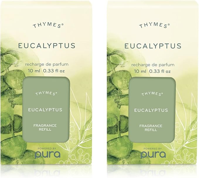 Thymes Eucalyptus Pura Smart Home Plug-in Diffuser Refills - Pack of 2