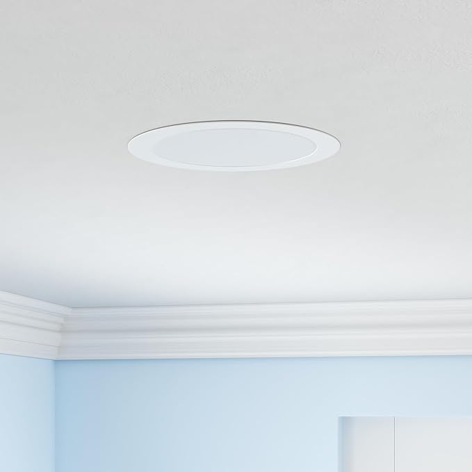zouzai 12 Pack 6 Inch 6000k/5000k/4000k/3000k/2700k 5CCT Selectable Ultra-Thin LED Recessed Ceiling Light with Junction Box,12W Eqv 110W,Dimmable, led can Lights- ETL and Energy Star Certified