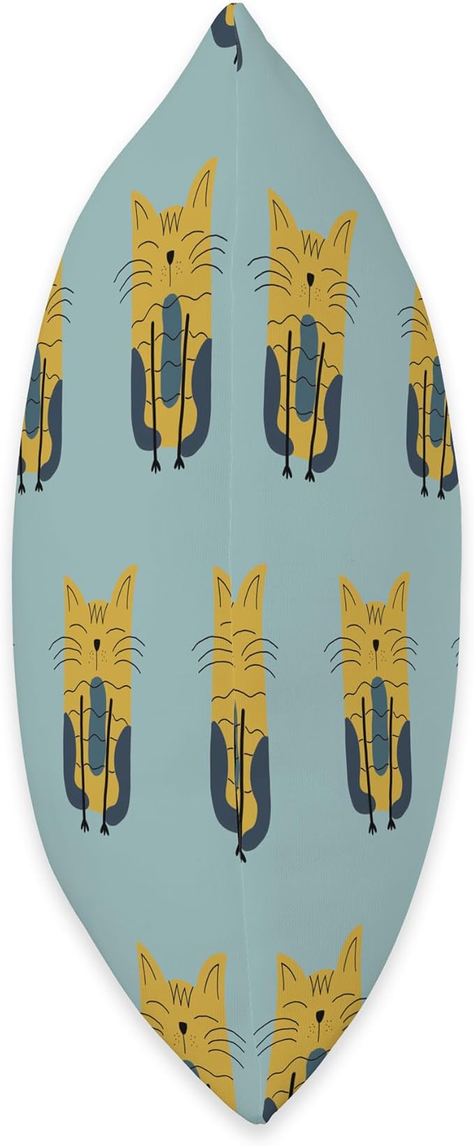 Cute Scandinavian Animals Designs Scandinavian Cat Boho Pattern Throw Pillow, 18x18, Multicolor