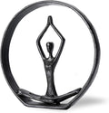 Yoga Statues for Home Decor - Yoga Figurines Decorations, Best Gifts for Yoga, Yoga Gifts for Women, Cast Iron Art Shelf Decor Accents