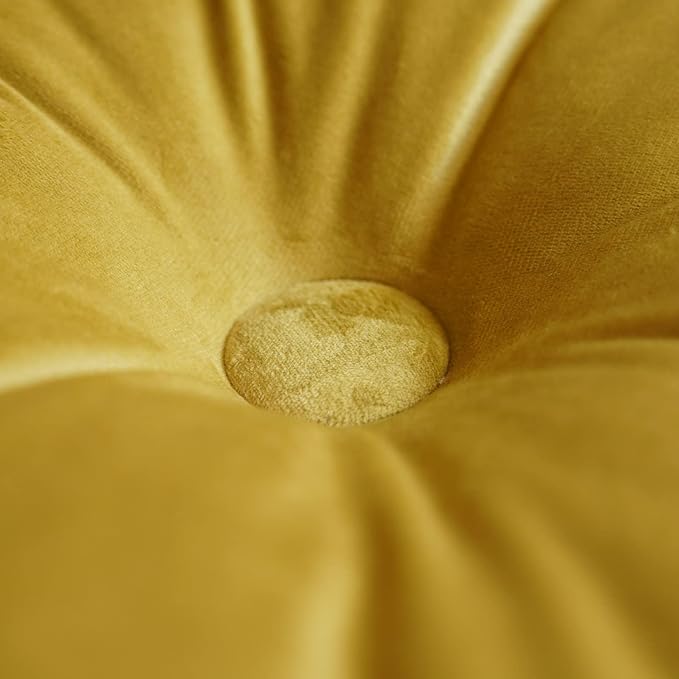 ARTMAGIC Flower Shaped Velvet Decorative Throw Pillow Cushion Ultra Soft Cute Floor Pillow for Couch Bed Sofa (Chartreuse)