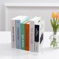 EFH 6 Pcs Faux Books for Modern Decoration - Fashionable Fake Books for Home Decor - Aesthetic Entryway, Coffee Table, Bookshelf Decor (Set of 1)