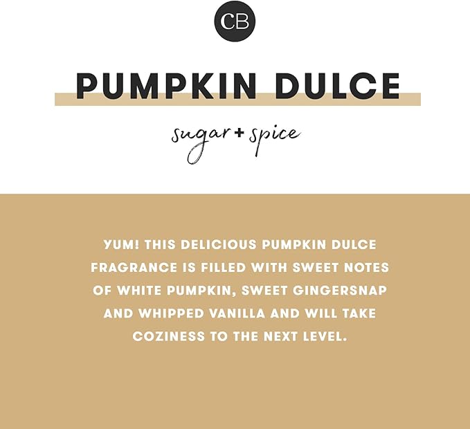 Capri Blue Holiday Mercury Jar Candle - Luxury Scented Candles for Home Decor - Long Lasting Soy Wax Blend- Decorative Jar for Holidays - Inverted Pumpkin Dulce (10 oz)