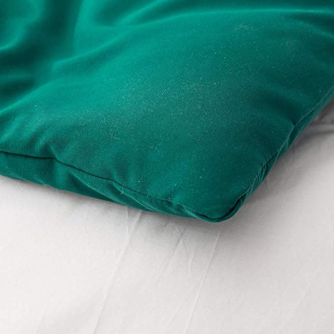 KAREVER Green Comforter Set Queen Dark Color Bedding Set Soft Lightweight Men Women Durable Queen Blanket Breathable Comforter Set Solid Green Bed Comforter