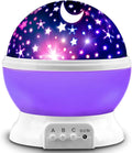 Star Projector Night Lights for Kids, Birthday Gifts for 1-4-6-14 Year Old Girl and Boy, Projection Lamp for Kids Bedroom, Glow in The Dark Stars and Moon for Child Asleep Peacefully- Purple