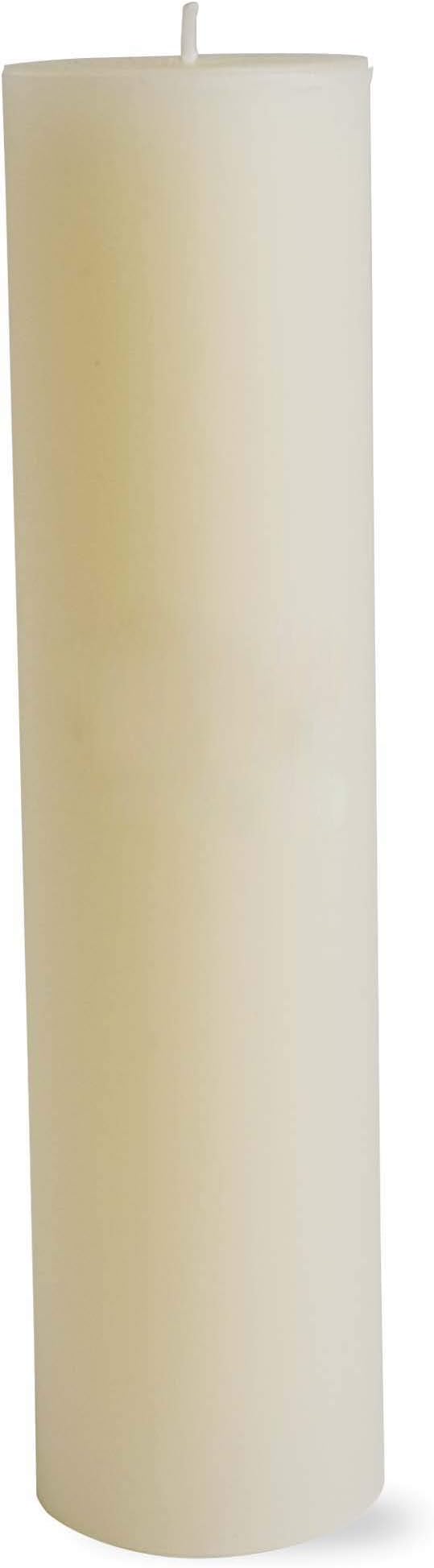 tag Chapel 2X8 Ivory Pillar Paraffin Wax Candle Unscented Drip-Free Long Burning 52 Hours for Home Decor Wedding Parties 2x8 Ivory