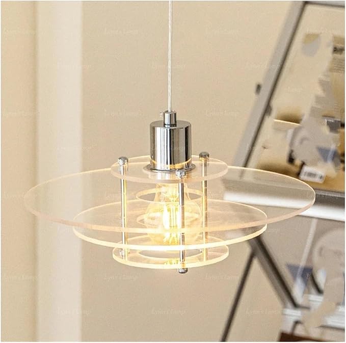 Scandinavian - Chandelier Restaurant bar Study Living Room Study Designer Single Head Glass Chandelier Decoration,Crystal Chandelier