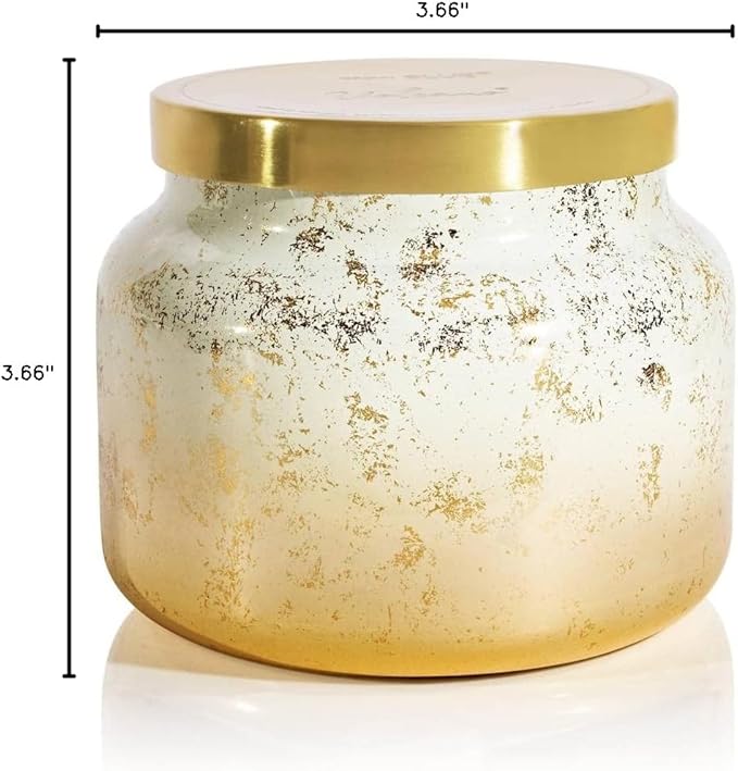 Capri Blue Glimmer Jar Candles - Luxury Holiday Scented Candles for Home - Long Lasting Soy Wax Blend - Scented Holiday & Home Decor - Volcano Jumbo Signature Jar (48 oz)