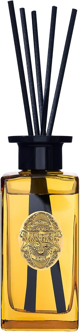M&SENSE 6.3 oz Large Reed Diffuser Set | New Home Scent Oil Diffuser with Sticks | Hotel Collection Non-Toxic Essential Oil |for Bedroom Bathroom Living Room