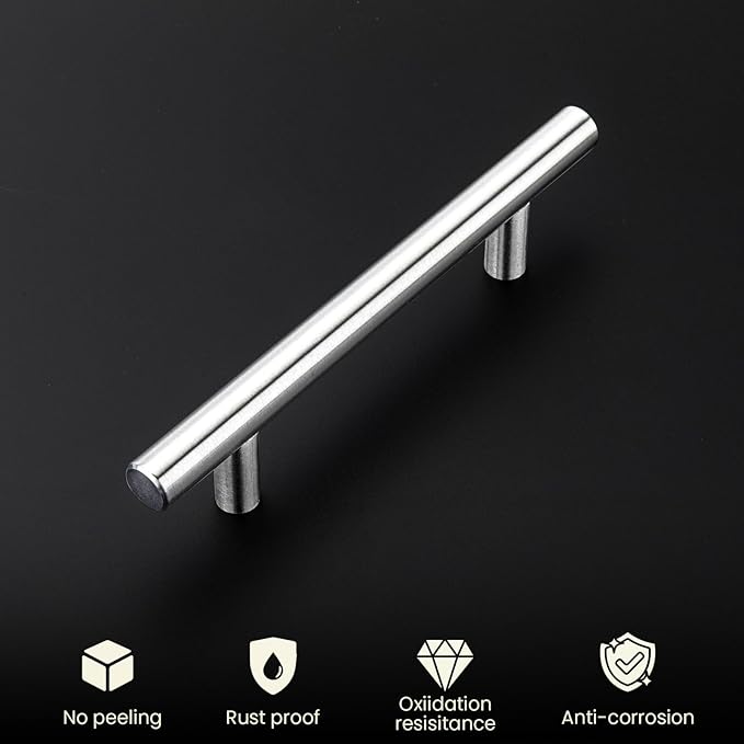 homdiy (30Pack) Brushed Nickel Cabinet Pulls - 10in Hole Centers Pulls Stainless Steel Kitchen Cabinet Handles Modern Drawer Pulls for Dresser Drawer Pulls