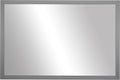 Frame My Mirror Silver Bathroom Mirror for Wall, 32" x 54" Stainless Steel Bathroom Vanity Mirror, Made in USA, Hangs Horizontally or Vertically, Ellis Design