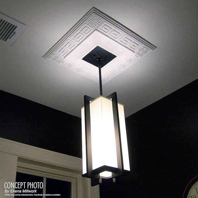 Ekena Millwork Bradford Ceiling Medallion, Pearl White