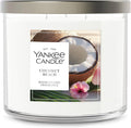 Yankee Candle 3 Wick Candle Jar, Scented Candle with up to 40 Hours of Burn Time, Premium Plant Wax Blend for Consistent Long Lasting Scent from First to Last Burn, Coconut Beach