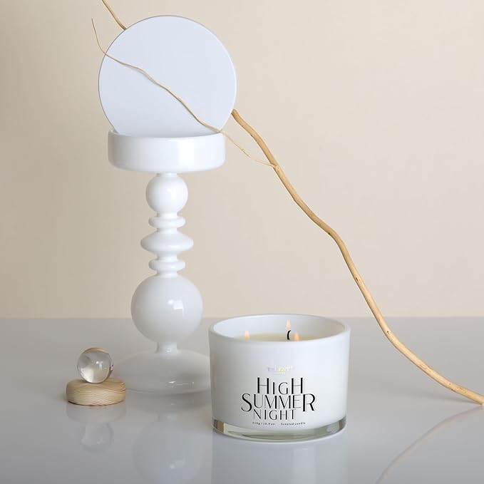 Scented Candles for Home - Large 3 Wick Jar Candles - Natural Soy Wax Candles Gifts for Women & Men - Aromatherapy Aesthetic Candles