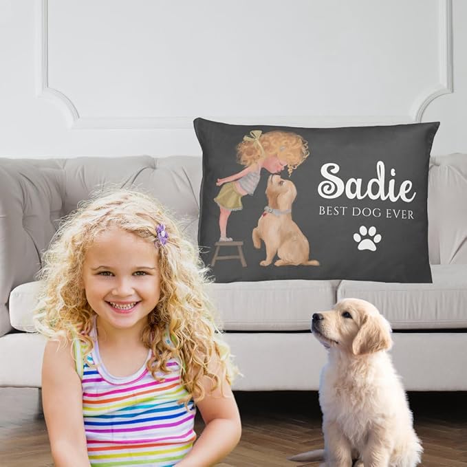 Shop&Three Custom Design Photos or Text Outdoor/Indoor Throw Pillowcase,Personalized Pet Photo Pillow, Love Photo Throw Pillowcases, Wedding Keepsake Throw Pillow Covers 16" x 16"