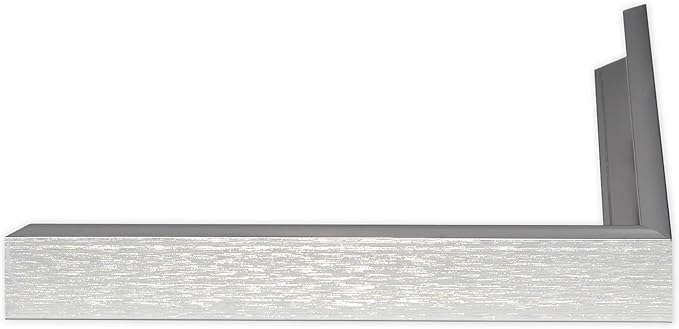 Frame My Mirror Silver Metal Framed Mirror, 32" x 32" Mirror for Bathroom, Metal Frame, True Reflections Glass, Chrome Finish, Stanton Design, Hangs Horizontally or Vertically, Made in USA